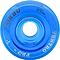 A close-up of a blue Ventro Pro Turbo Quad 83A roller skate wheel from Ventro, featuring the text "TURBO," "VENTRO," "PRO," "G15 XY 37.5mm," and "83A" printed on the side. This high-quality replacement skate wheel measures 61.5mm x 35mm, making it an ideal choice for those seeking durable and reliable quad skate wheels.