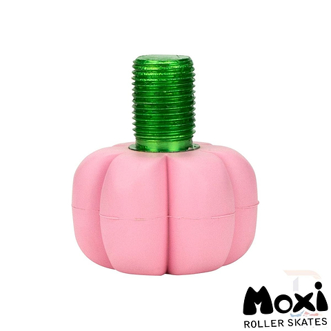 Moxi Brake Petal Roller Skate Toe Stops - Pink Carnation - Bolt