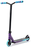 The Blunt Envy ONE S3 Complete Stunt Scooter in Purple/Teal offers a sleek design with a sturdy frame and durable components, featuring blue handles and wheels, making it perfect for beginners.
