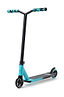 Introducing the Blunt Envy ONE S3 Complete Stunt Scooter in teal and black, designed with a T-bar handle and two wheels, ideal for beginners aiming to perfect their tricks. The scooter boasts stylish black and teal grips on the handlebars, paired with a deck featuring black grip tape. Enhanced by high-quality pro scooter parts from Blunt Envy, this model delivers exceptional performance for stunts.