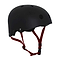 The Ozbozz Sports Skate / Scooter Helmet in black is an essential for any skateboarder, featuring red adjustable chin straps, multiple air vents, and superior impact absorption for ultimate protection.