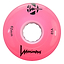 The Luminous LED 85A Quad Roller Skate Wheels by Luminous feature a bright pink 62mm urethane design with an 85A durometer and central mounting hole—ideal for skaters who want style, performance, and light-up fun.