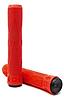A set of two CORE Pro Red Stunt Scooter Grips, each measuring 170mm and displaying the brand name "CORE" embossed. These grips feature a bright red color with textured patterns and are crafted using a shock-absorbing compound to provide impact protection. One grip is displayed upright while the other sits horizontally in front of it.