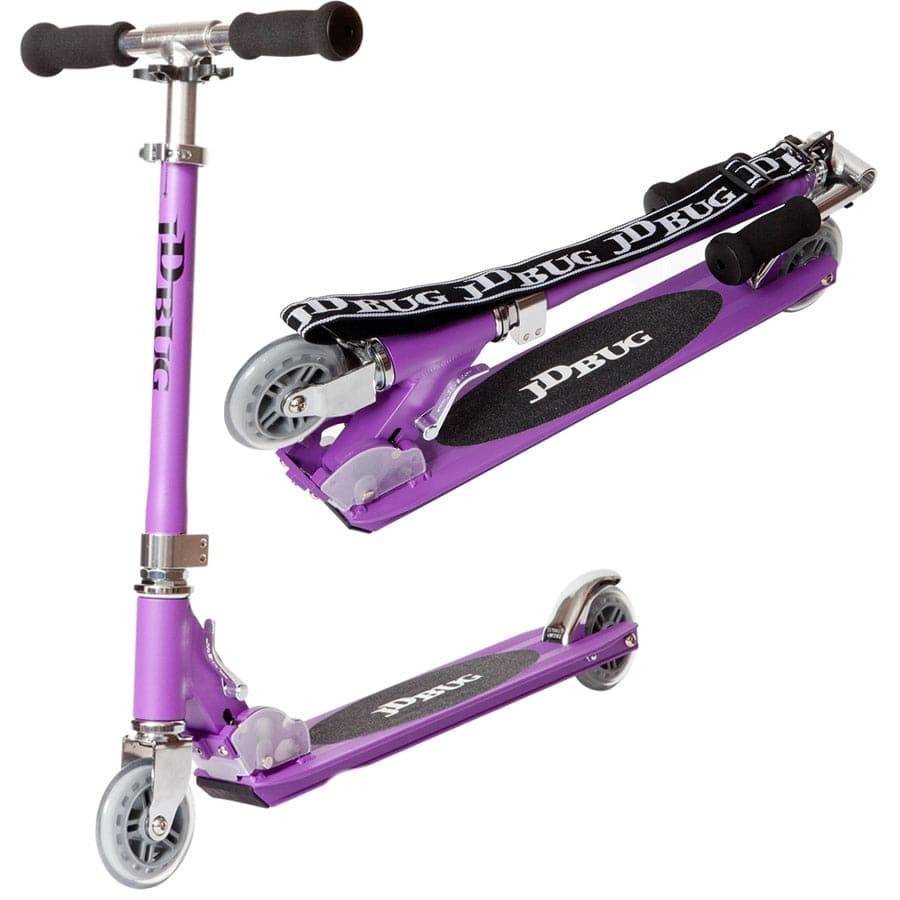 JD Bug Original Street MS130B Foldable Kick Scooter - Matt Purple