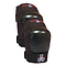 Introducing the Triple 8 EP 55 Elbow Skate Protection Pads in black, featuring protective impact-resistant caps and adjustable straps for a secure fit. The recognizable "Triple 8" logo is prominently displayed on the fabric. Designed for activities like skating or biking, these pads provide excellent protection and comfort.