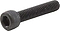A Dial 911 M8 Scooter Compression Bolt, featuring a threaded black cylindrical shaft and hex socket head, is displayed against a white background.