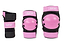 SFR Youth Ramp Triple Skate Protection Pad Set - Black / Pink