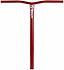 Discover the resilience of the Apex Bol Steel Oversized HIC Stunt Scooter Bars, made from robust scratch-resistant 4130 Chromoly Steel. Featuring a stylish T-shape design in red with a bold white "Apex" logo near the top, this handlebar ensures both style and strength.
