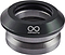 Introducing the Infinity Integrated Stunt Scooter Headset - Blackops by Infinity: a CNC-milled metal component with a sleek, dark outer ring engraved with an infinity symbol and "INFINITY." This polished piece includes grooves and sealed bearings, likely designed as part of a stunt scooter or larger machinery.