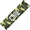 The CORE Classic Stunt Scooter Griptape - Camo features a rectangular design with a green and brown camouflage pattern, making it perfect for scooter customization. The word "CORE" is prominently displayed in large, white, bold letters across the center, making it an ideal accessory for a stunt scooter.