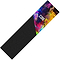 The CORE Split Stunt Scooter Griptape - Neon Galaxy offers a stunning black rectangular design with a vibrant two-tone pattern, ideal for personalizing your scooter.