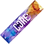 A yoga mat displaying the brand name "CORE" in bold white letters, featuring a lively abstract design with swirling shades of purple, blue, orange, and yellow that echo the dynamic patterns of the CORE Classic Stunt Scooter Griptape - Water Paint.