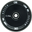 The CORE Hollow Core V2 110mm Stunt Scooter Wheel in black showcases a sophisticated hollow core design, with "CORE" and "110MM 88A" elegantly inscribed around the wheel’s rim in crisp white text. It is equipped with high-precision ABEC-9 bearings at the center.
