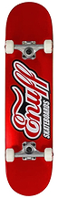 Enuff Classic Logo Red Complete Skateboard - 7.75" x 31.5"