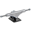 Close-up of an Enuff Decade Pro Satin Black Skateboard Truck, featuring a high-quality black baseplate. The truck displays a satin finish, gleaming against the white background.