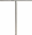 The Longway Kronos Titanium Oversized HIC Stunt Scooter T-Bars in Raw (650mm x 610mm) are lightweight, T-shaped titanium handlebars with a sleek finish, shown against a plain white background.