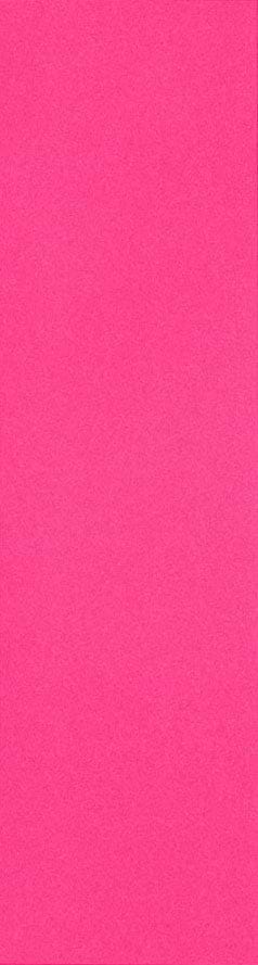 A vibrant neon pink rectangular shape fills the entire image, evoking the look of Jessup Original 9" Skateboard Griptape in Neon Pink, which adds a pop of color to any skateboard.