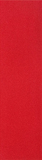A bold and smooth-textured Jessup Original 9" Skateboard Griptape in Panic Red is displayed vertically, showcasing its premium appeal.