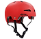 Introducing the REKD Elite 2.0 Skate / Scooter Helmet in red, a premium product from REKD. This helmet boasts a matte finish with black ventilation slits and an adjustable black chin strap, offering both safety and comfort for skateboarding or biking enthusiasts.
