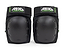 Introducing the REKD Energy Ramp Skate Protection Knee Pads - Black, designed with hard protective shells and impact foam for ultimate protection. These black knee pads offer adjustable straps for a snug fit and proudly feature "REKD" alongside "Performance Protection" on the bold green and black label.