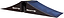 The Rampage Airbox V2 Full Size Ramp by Rampage is a black plastic skate ramp with two sloped sides, a flat center platform, and the "Rampage" logo featured on each side.