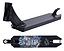 The Revolution Storm Jake Taylor Signature Stunt Scooter Deck - 4.7" x 19" is truly a park rider's dream, featuring a sleek black finish and adorned with a striking lion face design.