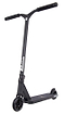 Introducing the Root Industries Type R Complete Stunt Scooter in Black, featuring a minimalist and modern design. This scooter boasts a sturdy frame with two wheels, rubber grip straight handlebars, and a textured deck surface for improved traction.