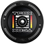 The Lucky Tanner Fox TFox Signature 110mm Stunt Scooter Wheel in black prominently displays "TFOX" on both sides of its central hub. This circular design features "LUCKYSPEED" and utilizes high-rebound PU. The rim is inscribed with the phrase "ONE HUNDRED TEN MILLIMETERS" and is equipped with Lucky ABEC 7 bearings.