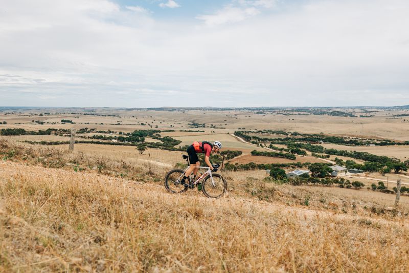 Matt Bird riding bush Kidman Trail