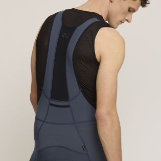 SuperFIT PRO cycling bib shorts on male with logo on leg