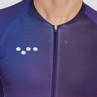 PRO Pursuit Cycling Jersey mens with YKK zipper with snap-down puller