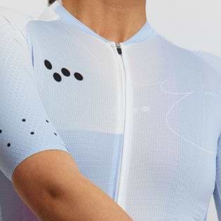 PRO Pursuit Cycling Jersey mens with YKK zipper with snap-down puller