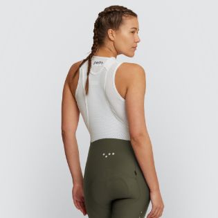SuperFIT 2.0 cycling bib shorts on woman smiling