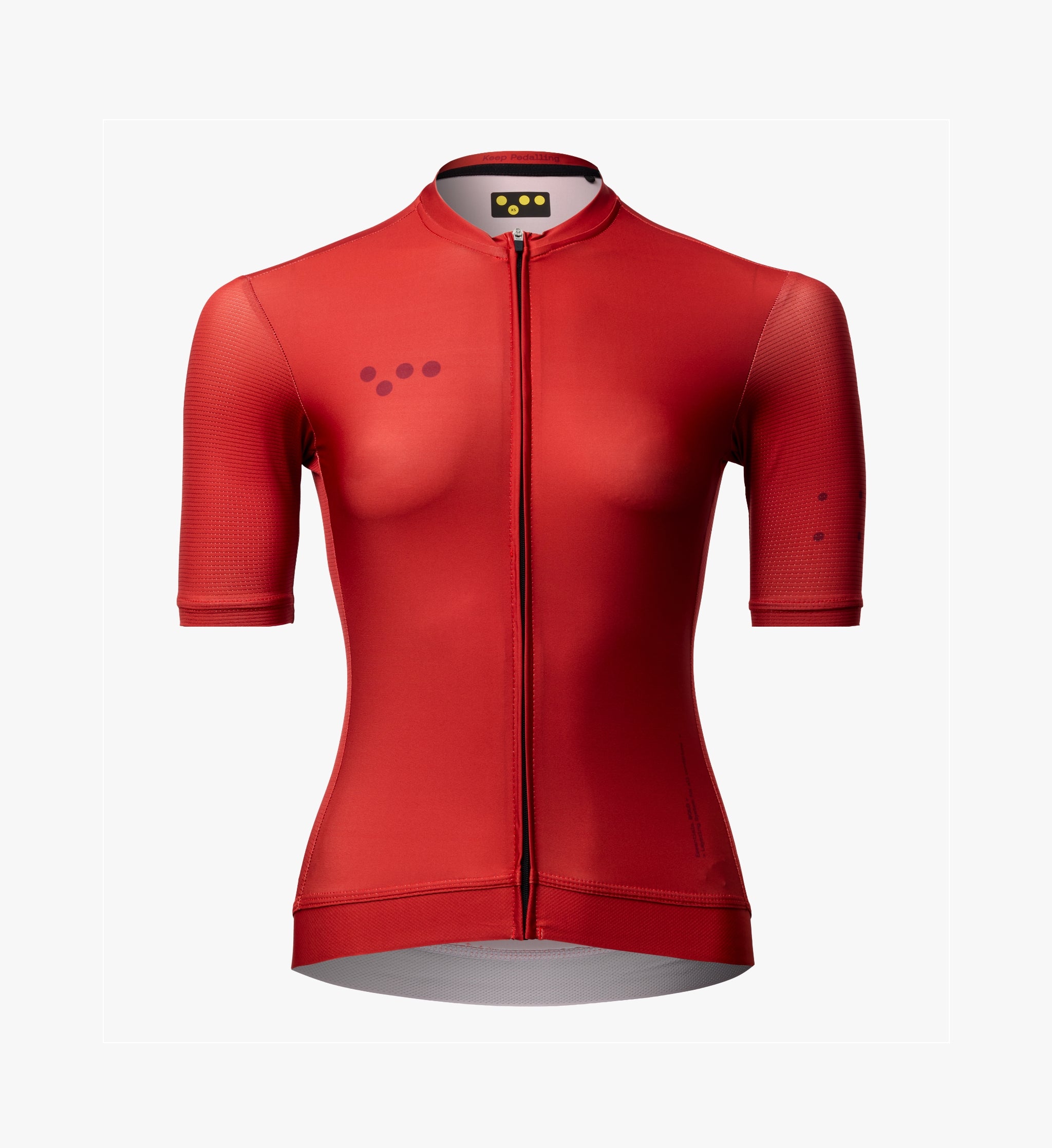 Essentials Women's Classic cycling jersey Fox (Red) SPF 50