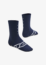 Lightweight Socks Navy - Introducing the latest in lightweight sock technology: Our Pedla sock is highly breathable with active performance wicking technology for maximum moisture management & temperature control - ideal for hot summer days. Constructed from a Nylon + Coolmax® core spun covered Lycra® containing unsurpassed moisture management and sport stability.