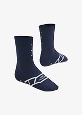 Lightweight Socks Navy - Introducing the latest in lightweight sock technology: Our Pedla sock is highly breathable with active performance wicking technology for maximum moisture management & temperature control - ideal for hot summer days. Constructed from a Nylon + Coolmax® core spun covered Lycra® containing unsurpassed moisture management and sport stability.