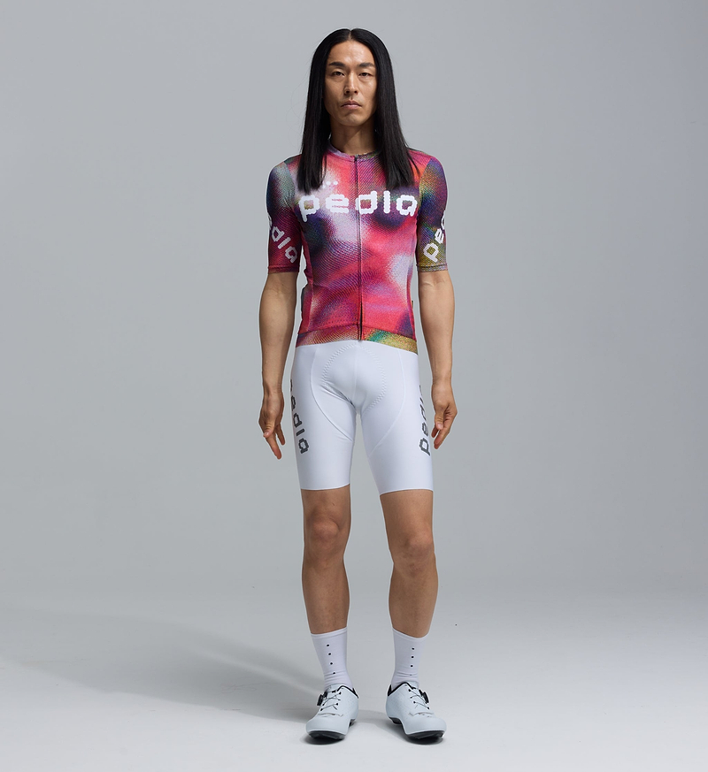 Pedla Colour Wheel Men's Classic Jersey Motion Pink - Designed as your go-to cycling jersey for any ride, the Classic Cycling Jersey combines performance, comfort, and style in one essential piece. Whether you're riding long distances or enjoying a casual bike ride, this jersey offers a perfect fit and reliable performance in all conditions.