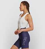 Photo of Essentials / Women's SuperFIT 2.0 Bib Short - Navy, best, day, pad, comfort, bike, moisture wicking, padded, road, straps