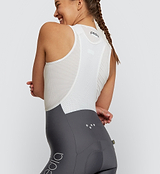 Photo of Essentials / Women's SuperFIT 2.0 Bib Short - Stormy, best, day, pad, comfort, bike, moisture wicking, padded, road, straps