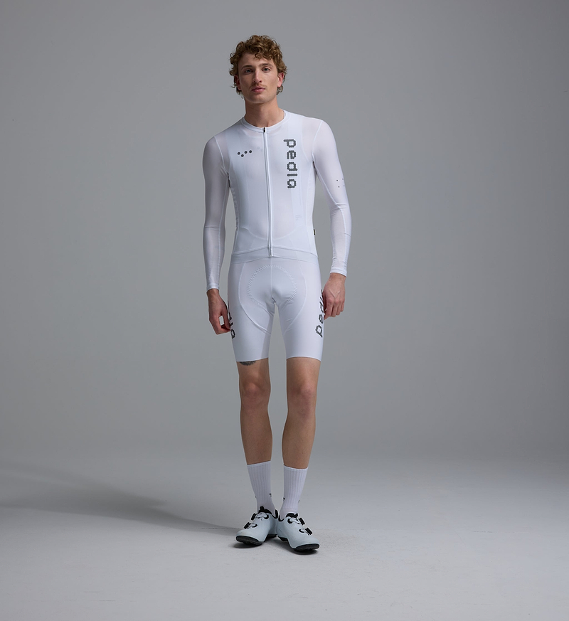 Dots / Men's Classic LS Jersey - Reflective White