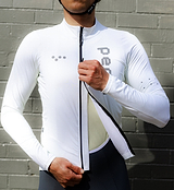 Dots / Men's Midweight LS Jersey - Dots Porcelain
