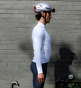 Dots / Men's Midweight LS Jersey - Dots Porcelain
