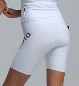 Dots / Women's SuperFIT 2.0 Bib Short - Reflective White