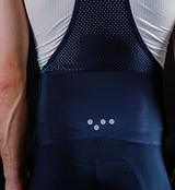 Men's SuperFLEECE 2.0 black thermal cycling bib tights with Italian Roubaix fleece, lightweight brace, perforated breathable back panel, reflective leg logos and Elastic Interface Carbonium chamois for winter rides