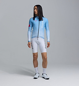 Dots / Men's Thermal LS Jersey - Blue Gradient