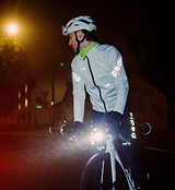 Pedla Roubaix lime neck gaiter, Miti Roubaix brushed-fleece cycling neck warmer with reflective Pedla dots, breathable thermal face and neck buffer for winter high-visibility night cycling safety