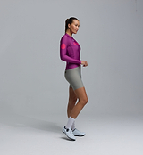Dots / Women's Classic LS Jersey - Violet