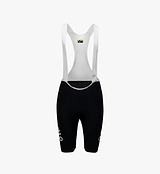Pedla cycling Dots Women's SuperFIT 2.0 Bib Short Black silo shot reflective seamless italian fabric