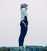 Women's SuperFLEECE 2.0 thermal cycling bib tights, black, Italian Roubaix fleece, lightweight brace system, Elastic Interface Carbonium chamois, perforated back panel, moisture-wicking, reflective logos for winter road cycling