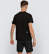 Back view of Pedla Logo Tee - Black, made from 100% organic cotton, perfect for comfort and style.